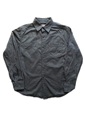 Levi's Men's Gray Button-Up Work Shirt